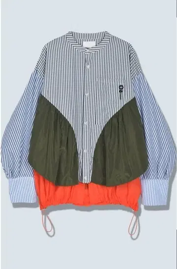 OMMO MIX FABRIC LAYERED SH
