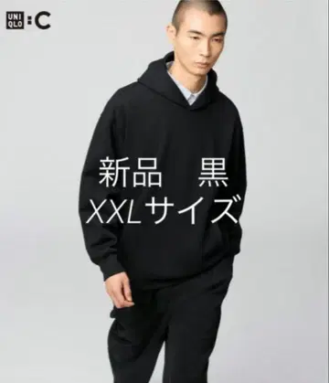 맨투맨 오버 사이즈 풀 후드티 XXL 블랙