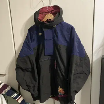 배송비 포함 DESCENTE 데상트 테크노 기어 아노락 마운틴 후드티