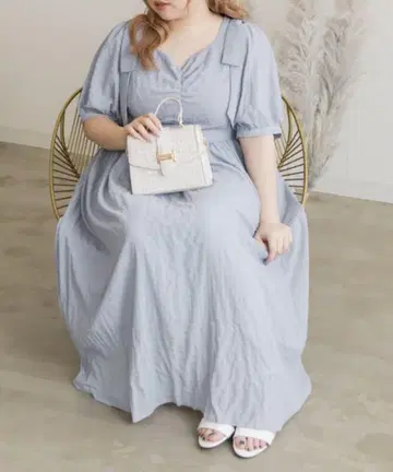 CLETTE 숄더 리본 원피스 LL