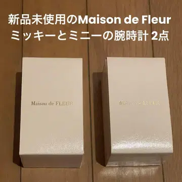 미사용 새상품 Maison de FLEUR 미키와 미니 손목시계 2세트