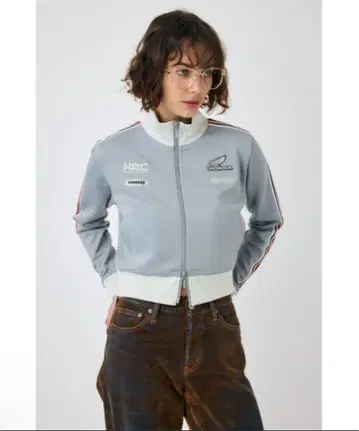 MOUSSY 마우지 HONDA 혼다 트랙 자켓 라이트 그레이