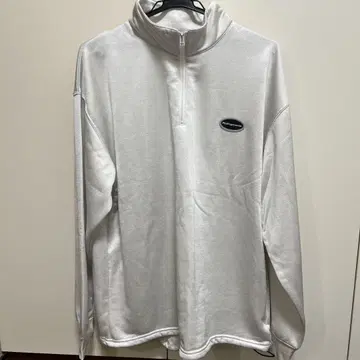 Ridingmania 하프 지퍼 트레이닝복 화이트