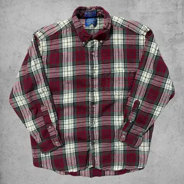 90s USA PENDLETON 펜들턴 울 체크 셔츠 XL