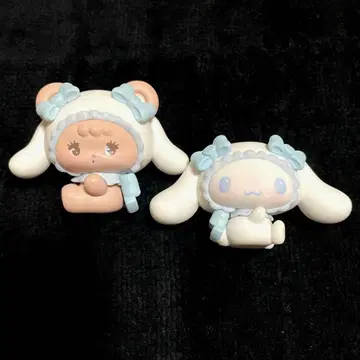 Sanrio mikko 마스코트 피규어 2개 세트