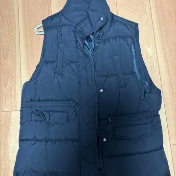 블랙 다운 베스트 2 포켓