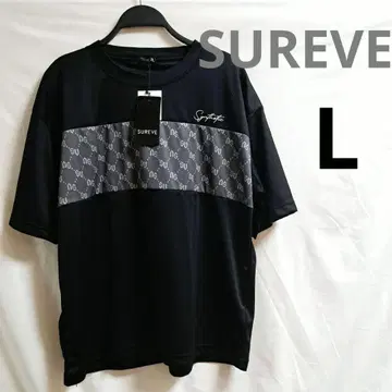 [ 새상품 미사용 ] SURVE 블랙 T셔츠 L사이즈 택 포함