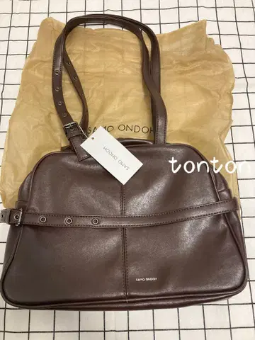 SAMO ONDOH 브라운 숄더백