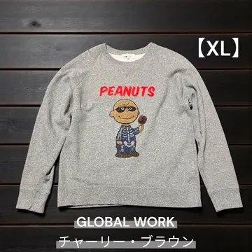 [ GLOBAL WORK ] PEANUTS 찰리 브라운 XL 맨투맨