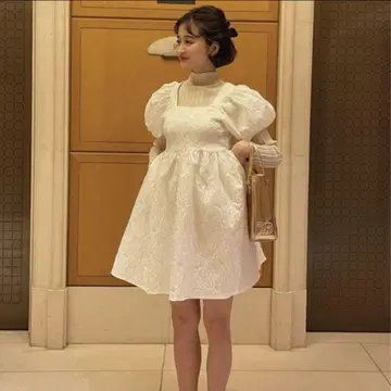 Bibiy. ELLE PUFF MINI DRESS