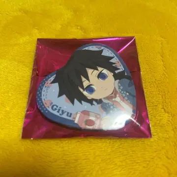귀멸의 칼날 스트로베리 페스티벌 하트 캔뱃지 토미오카 기유