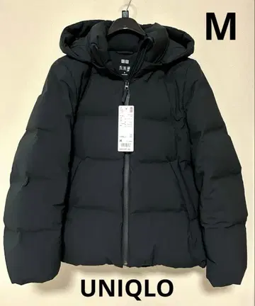 UNIQLO 심리스 다운 파카+ M 블랙 [새상품]