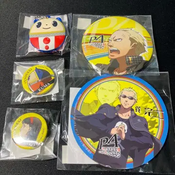 페르소나 4 난자타운 캔뱃지 코스터 키케이스 등 묶음 판매 5점
