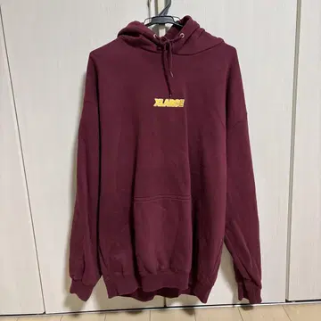 XLARGE 버건디 후드티 L 사이즈