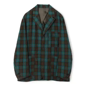 CABaN 24SS 린넨 체크 3P 자켓 M 정가 82,500엔 현행