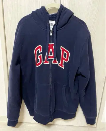 GAP 네이비 후드티 보아 안감