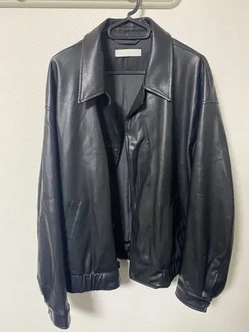 [ WYM LIDNM ] 가죽 블루종 가죽 자켓 S 사이즈