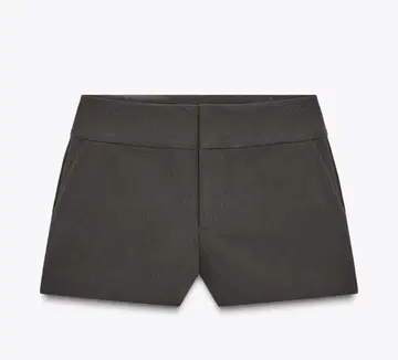 미사용 새상품 ZARA 미니 숏팬츠 카본 그레이 XS