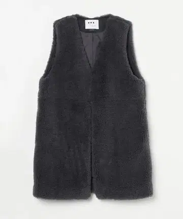 Upcycled eco fur outer vest