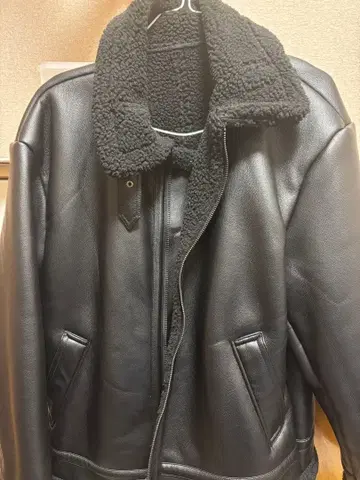 완판템 선착순 인조 가죽 B-3 블루종 GU 블랙 M 사이즈