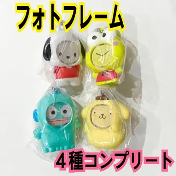 미개봉 새상품 산리오 캐릭터즈 사진 프레임 마스코트 2 컴플리트
