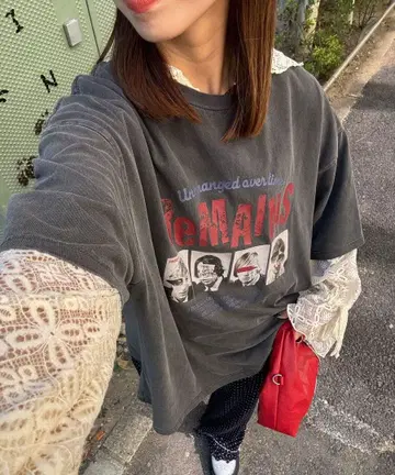 CIAOPANIC 피그먼트 밴딩 TEE