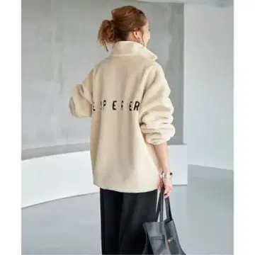 spick and span 플리스 자켓 로고