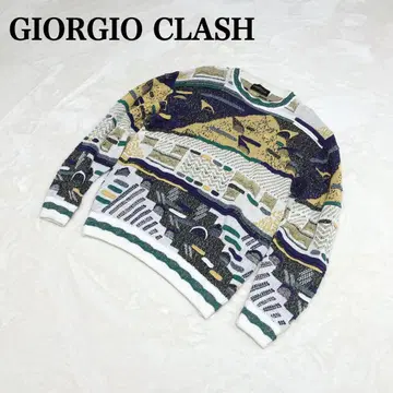Giorgio Clash 3D 니트 스웨터 입체 뜨개질