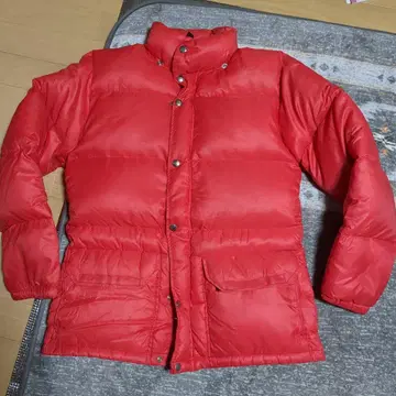 70s THE NORTH FACE 다운 자켓 XS 레드 브라운 택