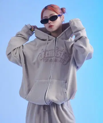 sedacle 베이지 집업 후드티