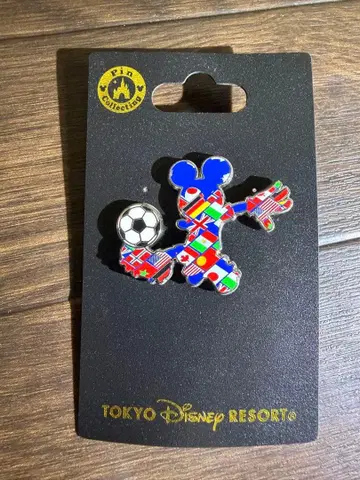디즈니 Disney 미키 핀 배지 축구 모델