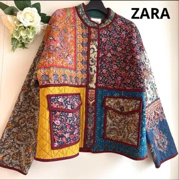 ZARA 퀼팅 자켓 멀티 컬러