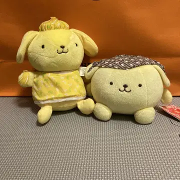 레어 산리오 폼폼푸딩 봉제 인형 세트 레트로