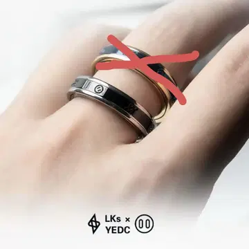 [ LKs x YEDC 콜라보 ] EDC 반지 전운 30호 티타늄 합금제