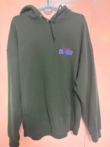CTC STORE DUMBER 후드 부착 후드티 올리브 그린