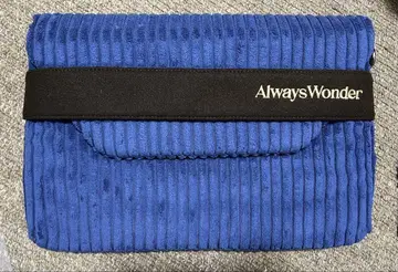 Always Wonder 코듀로이 파우치 네이비