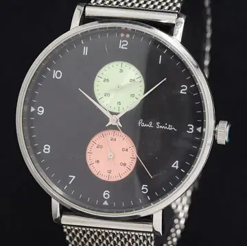 Paul Smith 아날로그 손목시계 블랙 작동품