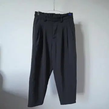 어태치먼트 x wym 스트레치 와이드 팬츠 S 다크 그레이