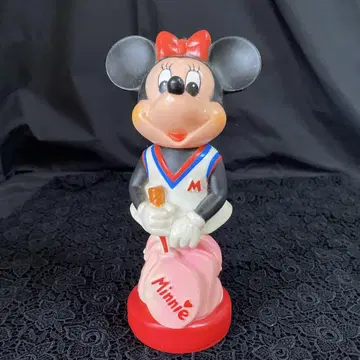 타케우치제 디즈니 미니 마우스 테니스 저금통 소프트 비닐 피규어