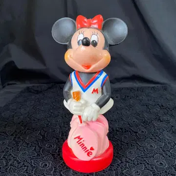 타케우치제 디즈니 미니 마우스 테니스 저금통 소프트 비닐 피규어