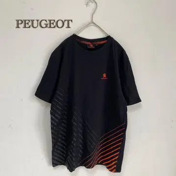 푸조/PEUGEOT ] 반팔 T셔츠 [ M ] 코튼 블랙 티셔츠 상의