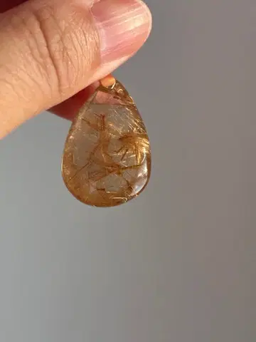 루틸 쿼츠 목걸이