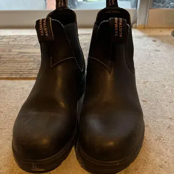 Blundstone 블랙 사이드 고어 부츠 7