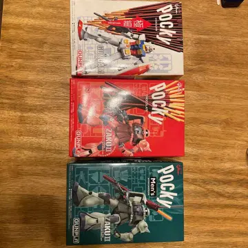 글리코 포키 건담 프라모델 3개 세트