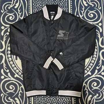 THRASHER x STARTER 바시티 자켓 블랙