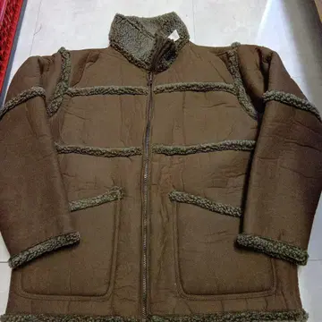(83) 브라운 플리스 무스탕 코트
