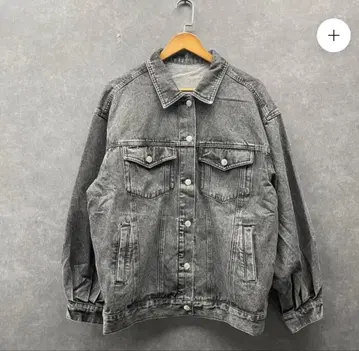 오리 라이브 마켓 데님 자켓 블랙 오버 사이즈 미사용 새상품
