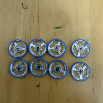 미니 사륜구동 플라스틱 링 17mm 롤러 8개 세트