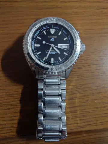 SEIKO AGS 손목시계 (쿼츠) 블랙