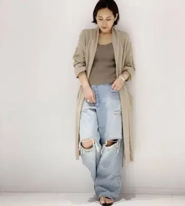 AP STUDIO NEW 셔츠 가운 베이지